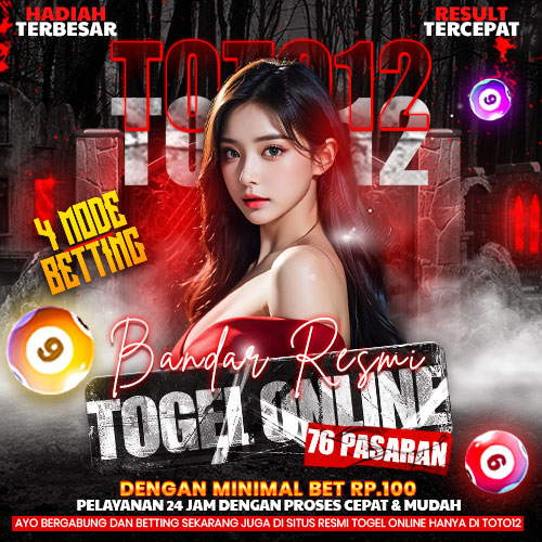 TOTO12 >> Daftar Bandar Togel Online Terpercaya Dengan 76 Pasaran Terlengkap