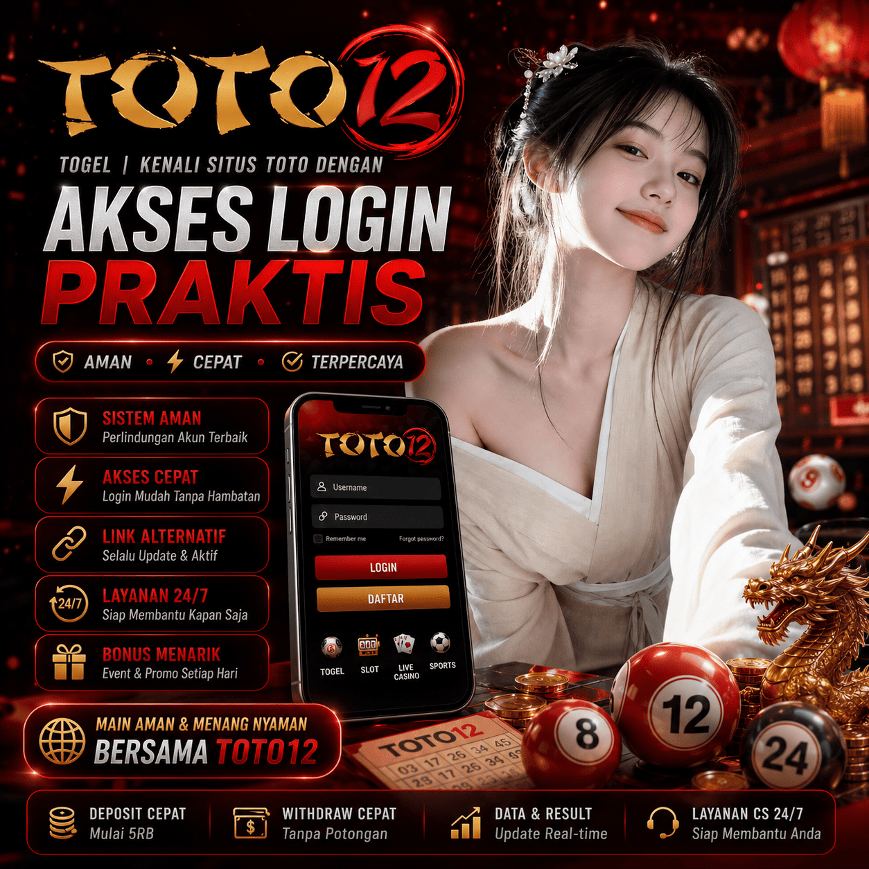 TOTO12 Togel | Kenali Situs Toto dengan Akses Login Praktis