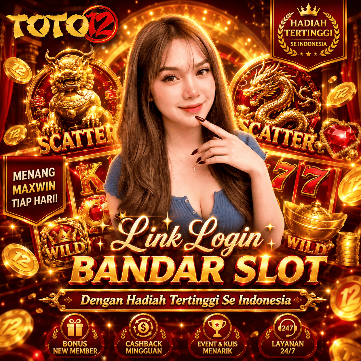 TOTO12 | Link Login Bandar Slot Dengan Hadiah Tertinggi Se Indonesia